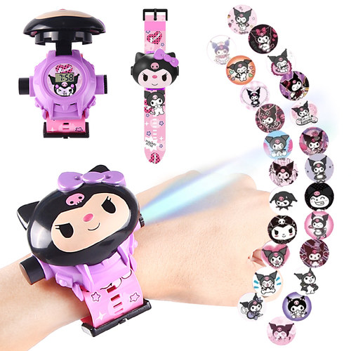 库洛米儿童投影手表卡通电子表