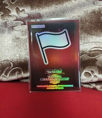 游戏王法国世界赛投降卡中心卡Token网红卡片亚克力工艺双面镭射