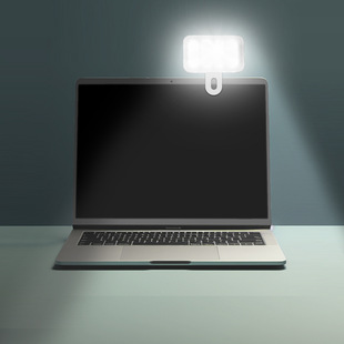 现货式手机自拍灯笔记本电脑视频会议打光灯手机补光灯