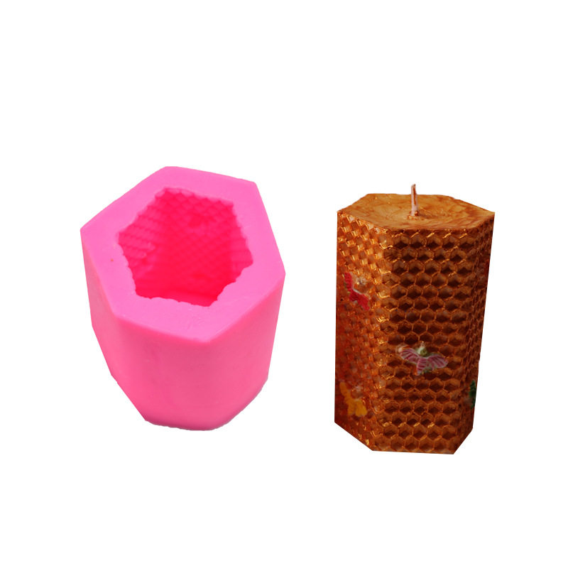 蜂窝手工皂蜡烛硅胶模具
