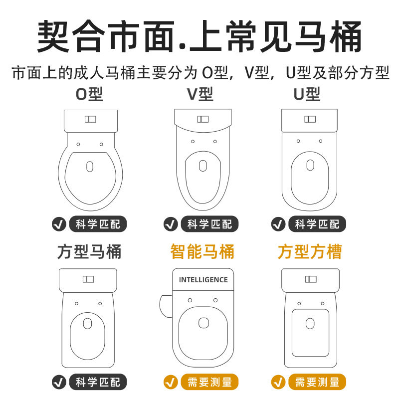新款儿童马桶梯折叠加厚