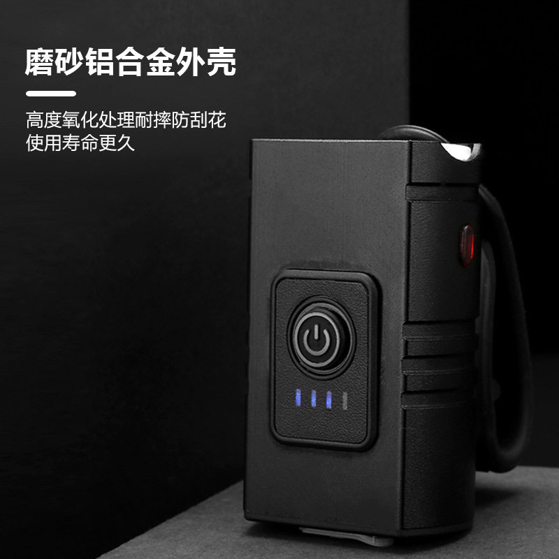 自行车灯山地车铝合金T6灯珠前灯夜骑USB充电前灯强光手电装备
