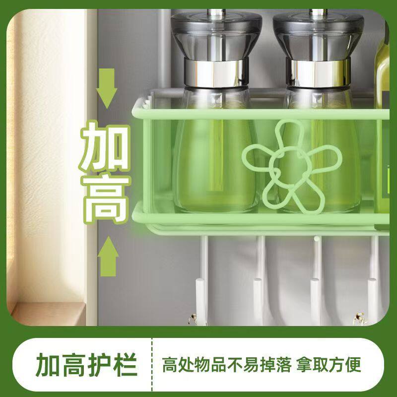 冰箱置物架厨房收纳架壁
