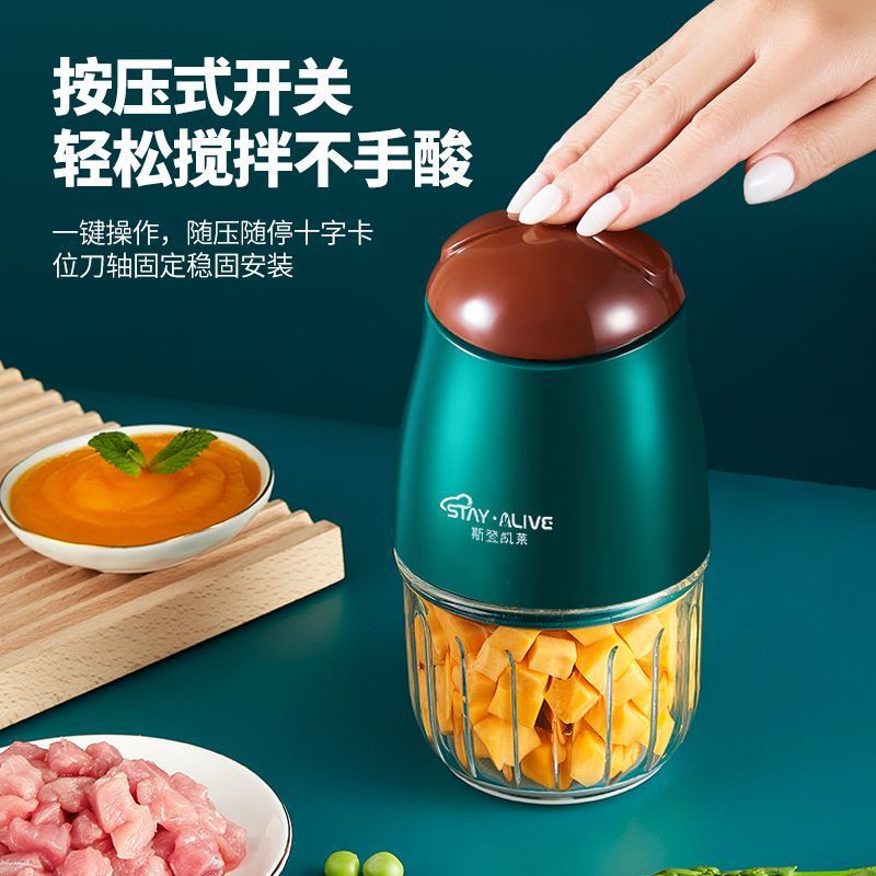 辅食机婴儿宝宝料理机小型家用多功能电动打泥搅拌米糊绞肉机