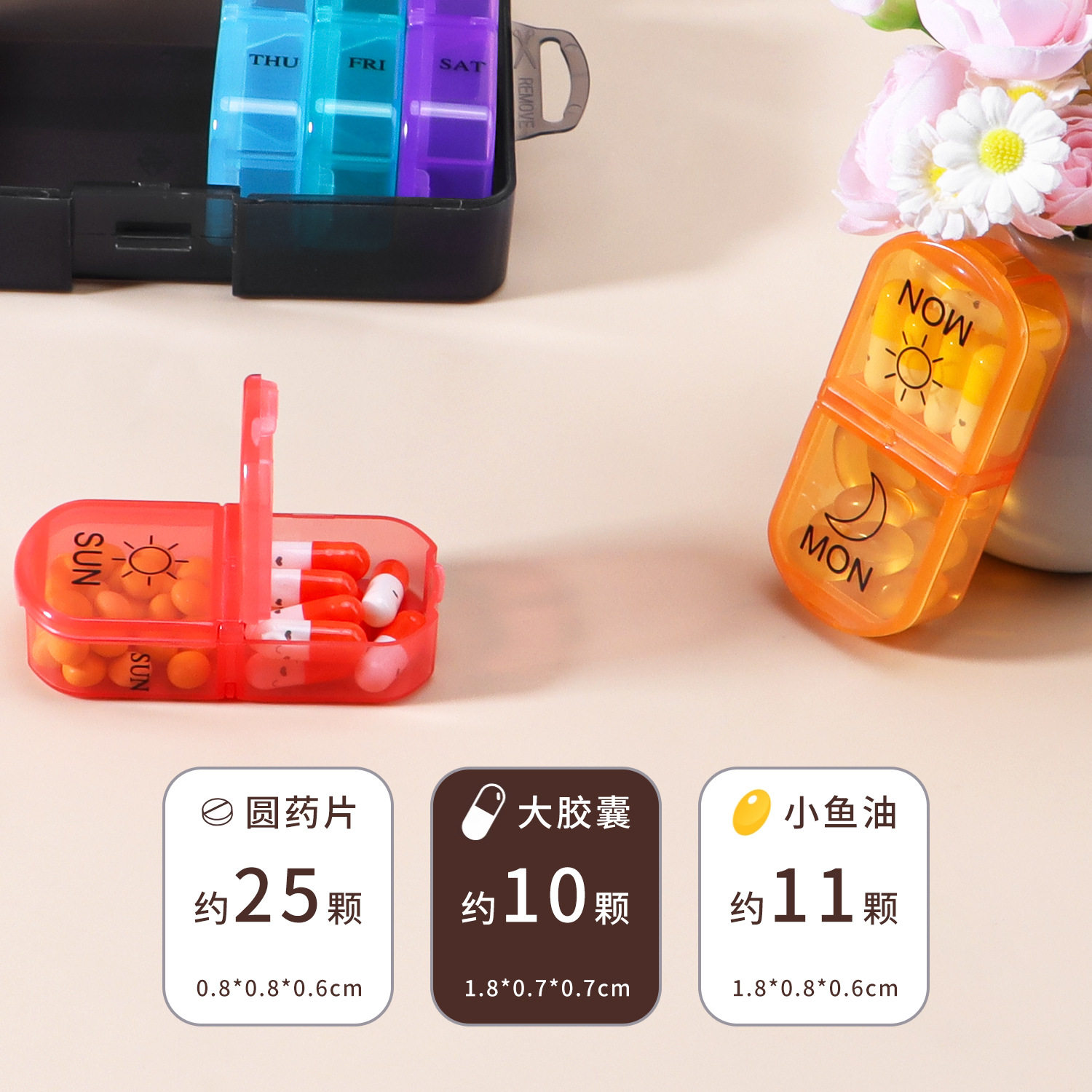 厂家食品级pp材质一周7天图片