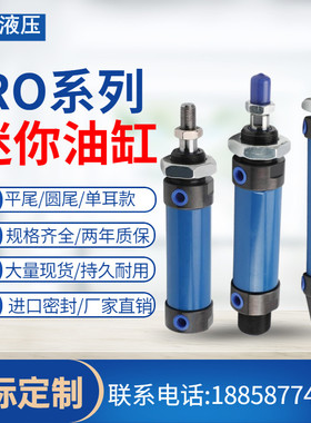 速发液压迷你油缸RO120/X5/2/40/50/6X25X0X50X752B00ROA液压缸
