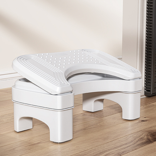 速发办公室脚垫工位二踏板桌下垫脚腿搁脚台防翘脚郎凳神器沙发踩