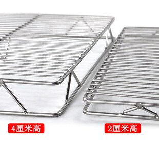 速发肉锈钢猪肉网架置物架烘焙蛋架糕晾晒网摆肉架卖猪不架子专用