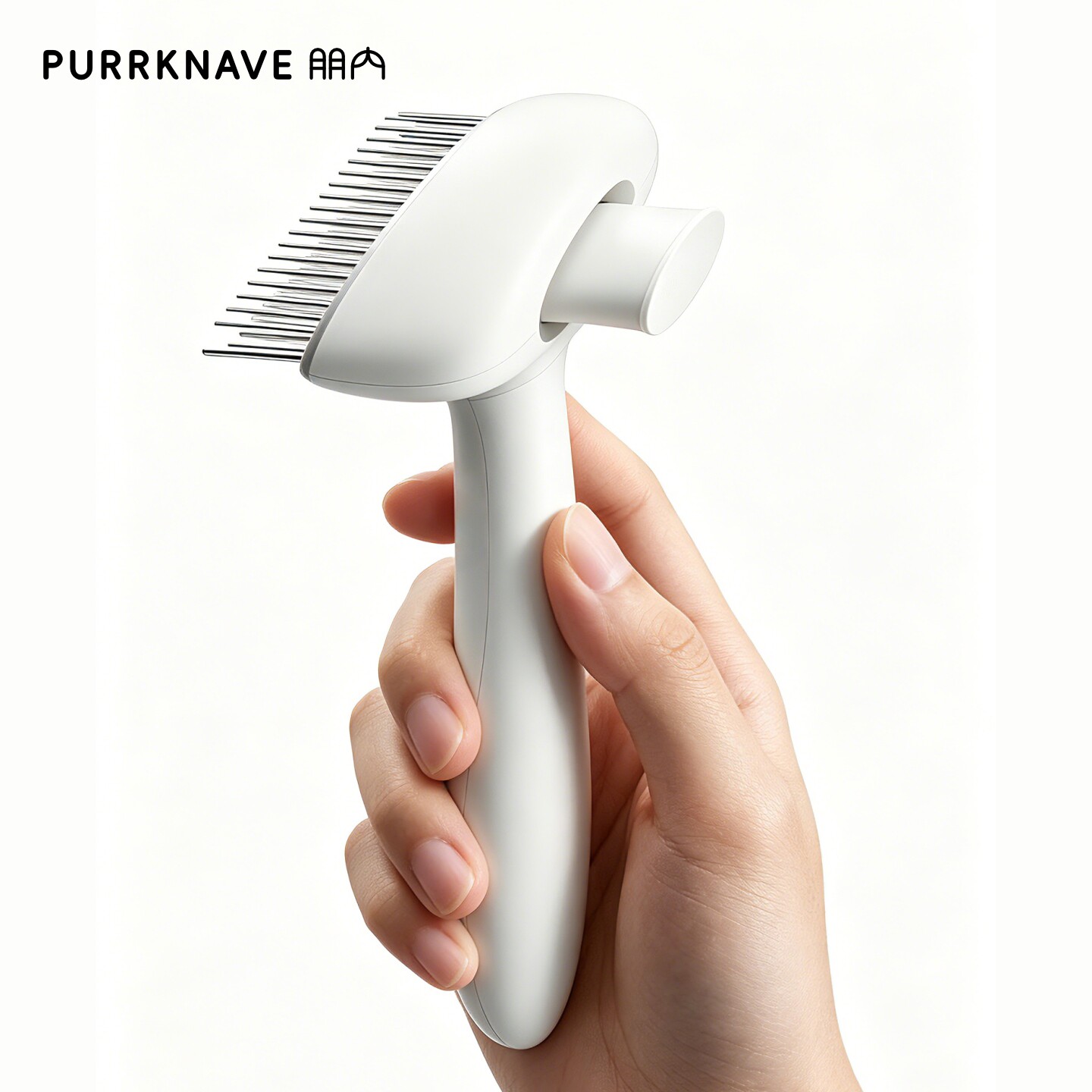 PurrKnave朋内宠物梳子排梳一键退毛针梳猫梳子开结梳宠物用品