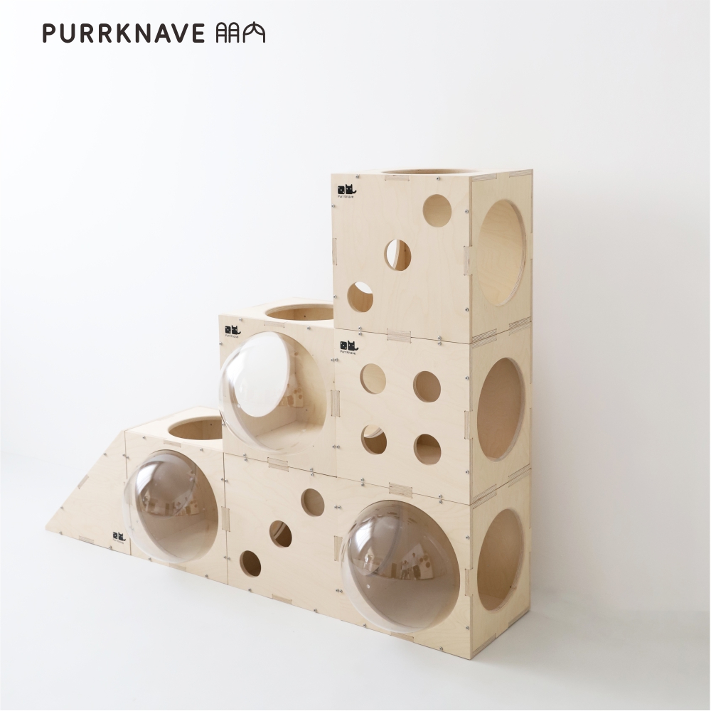 积木猫屋组合猫窝隧道迷宫