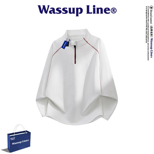 WASSUPLine潮牌时尚百搭卫衣男