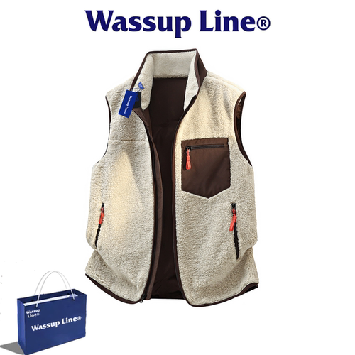 WASSUPLINE潮牌男时尚保暖马甲