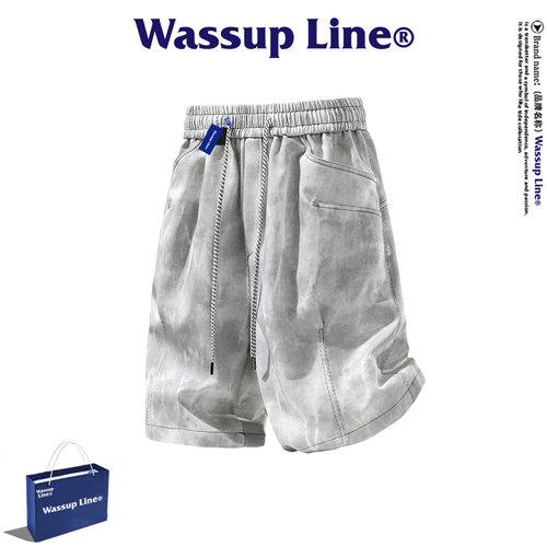 WASSUPLine潮牌时尚五分裤男