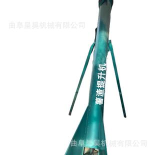 红薯渣子提升机 3米长圆筒叶片螺旋薯渣提升上料机