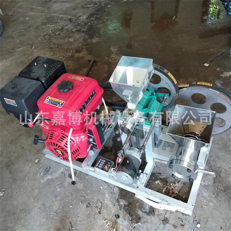 菏泽双机头汽油五谷杂粮膨化机 全自动绿豆冰糖空心棒机 14个花型