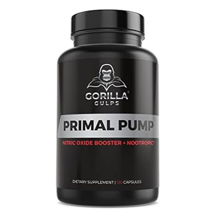 Primal Pump Nitric Oxide Supplement Nootropic 1500mg Nitr