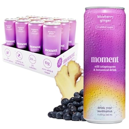 Moment Adaptogen Drink (Shark Tank) - NON-CARBONATED Blue
