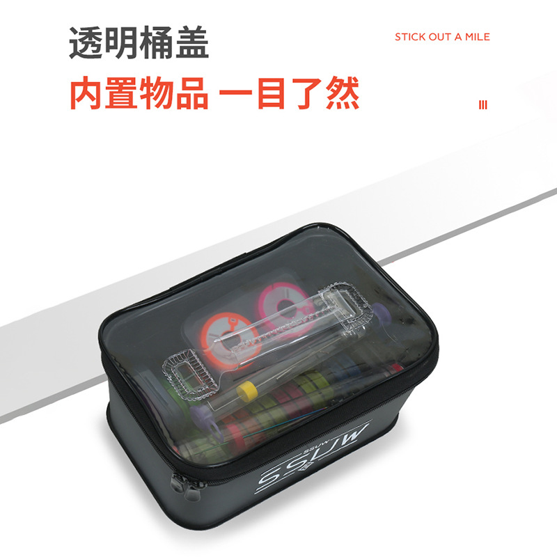 钓箱配件盒钓鱼小药配件收纳鱼桶渔具用品配件盒加厚路亚饵工具箱