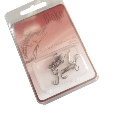 厂家直销 路亚钩 二锚钩 二本钩 雷蛙钩 鱼钩 鸡爪钩 黑鱼钩