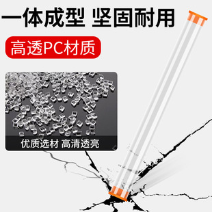透明垂钓套管pvc透明浮漂管浮标筒渔标单支装塑料管厂家直销