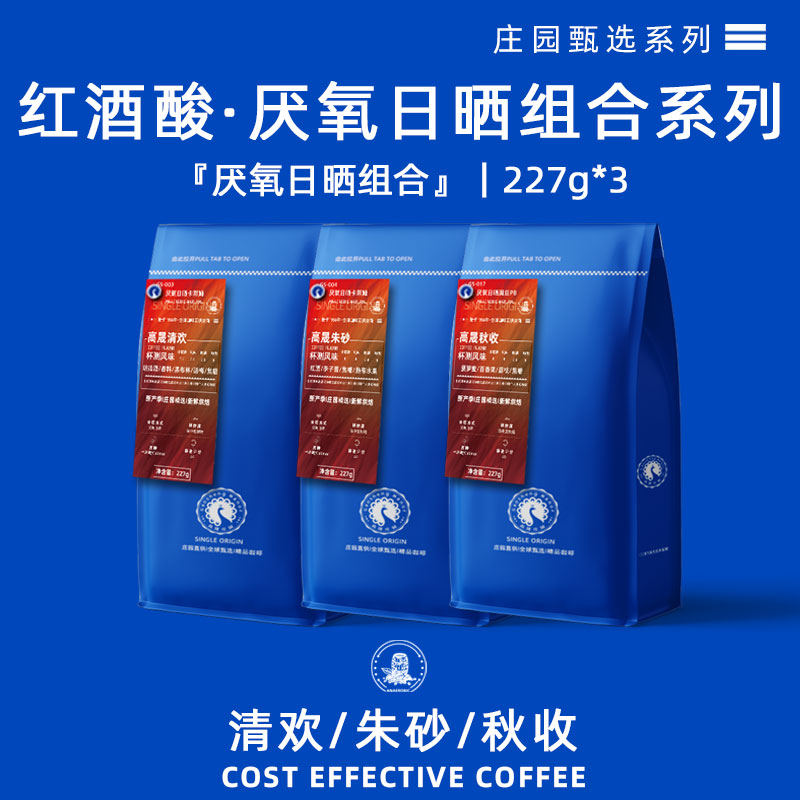 高晟庄园厌氧日晒处理咖啡豆组合