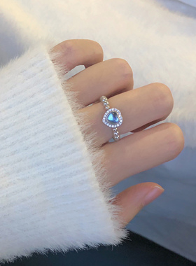 鲛人语/蓝色心愿 原创爱心天然海蓝宝双色高亮施家珍珠精致轻奢