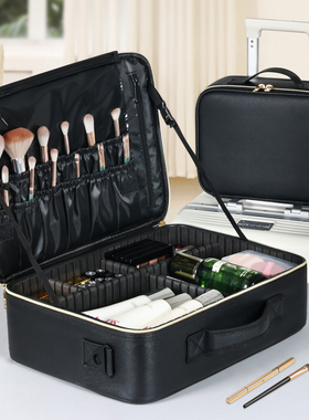 OBOX专业化妆包大容量新款高端便携式女美容跟妆化妆师专用收纳箱