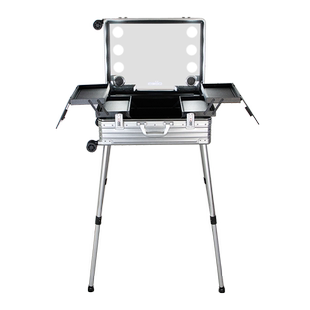 OBOX化妆箱专业跟妆师带灯镜子支架拉杆箱行李箱化妆师工具箱24寸