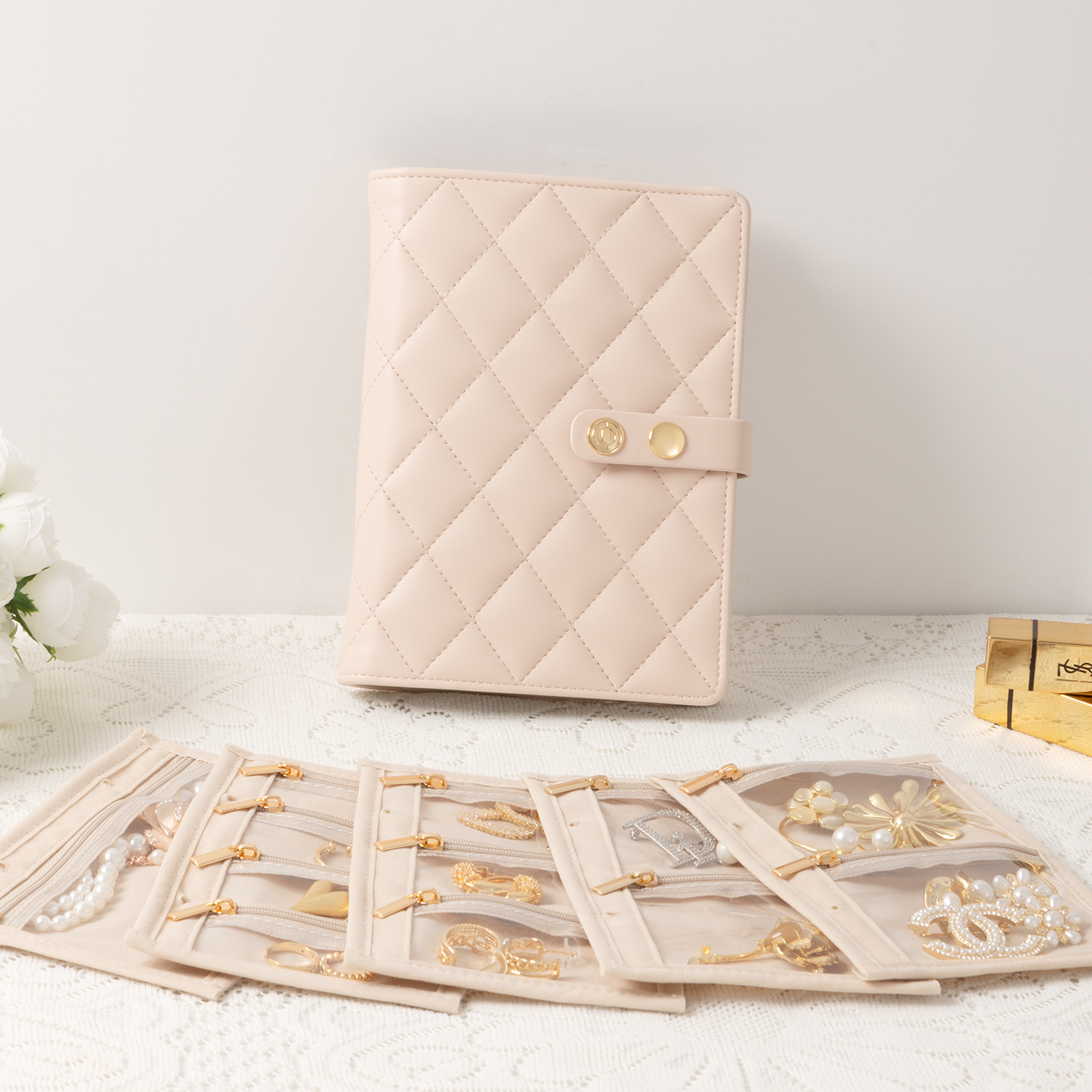 旅游出行专用首饰收纳册