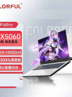 七彩虹隐星P16Pro G16酷睿i9 i7独显5060大屏白色电竞游戏笔记本