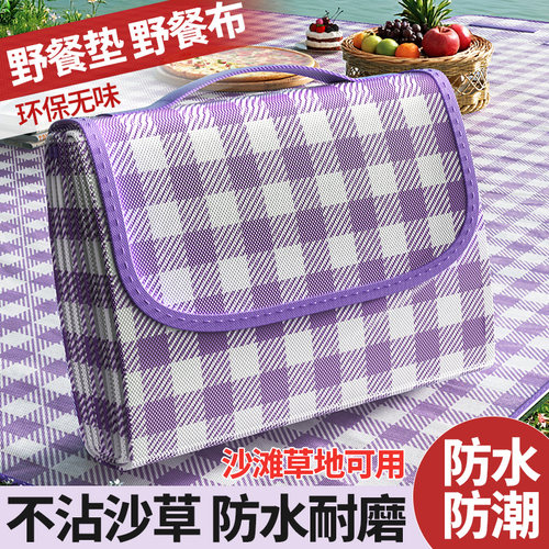 野餐垫户外防潮垫便携春游地垫野餐布ins风露营垫子郊游野炊用品