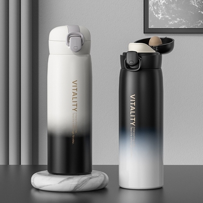 2025新款不锈钢学生保温杯男款大容量水杯子上学专用高颜值高级感