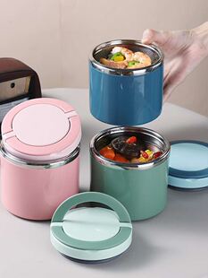 超长保温桶饭盒便携手提汤杯上班族汤罐大容量粥杯密封不锈钢汤盒