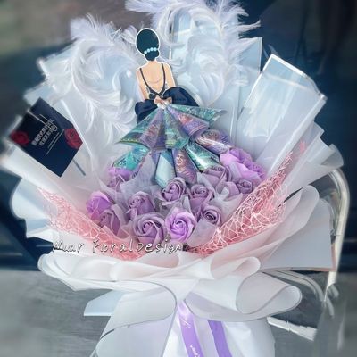 婚纱有钱花手工diy材料包送女友