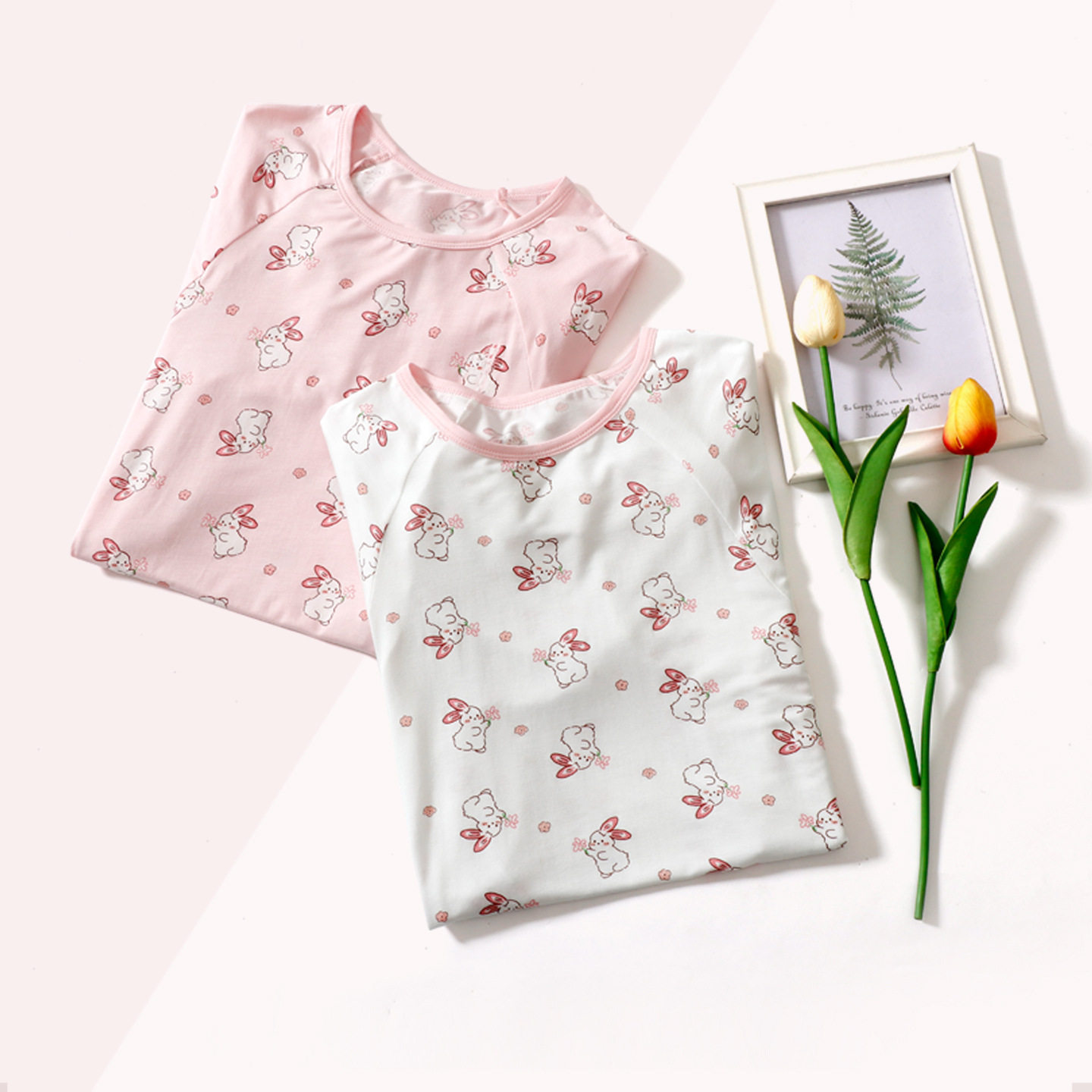 儿童睡裙夏天优可丝冰爽舒适睡衣大女孩家居服空调服宝宝裙子