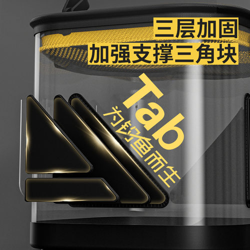 Tab打水桶新型钓鱼可折叠取水桶 野钓小水桶活鱼桶透明手提装鱼桶