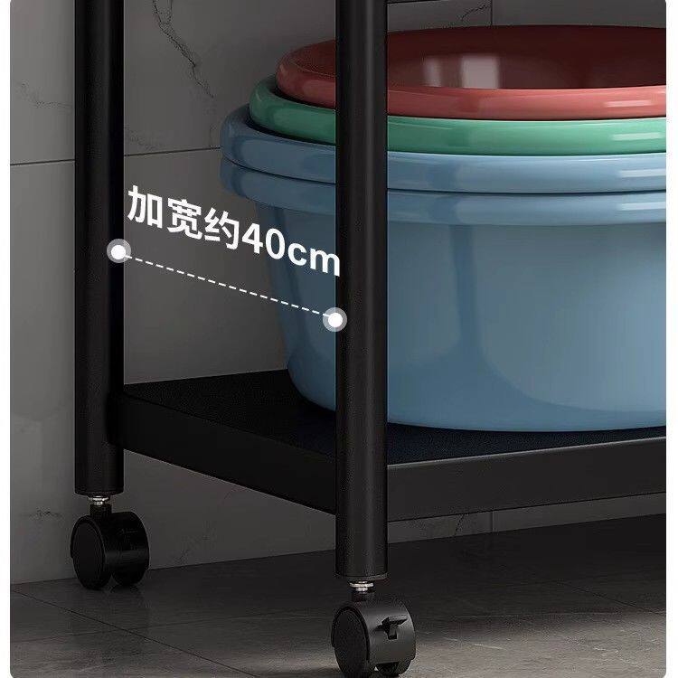 家用碳钢阳台洗衣机置物