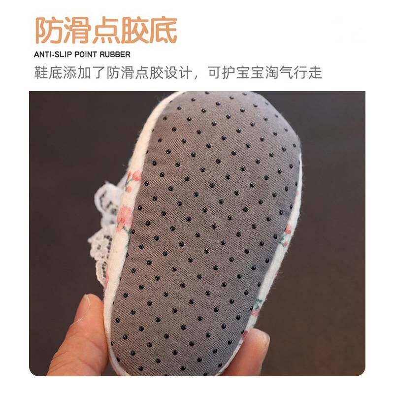 婴儿凉鞋夏季宝宝软底0-3个月6-9男女幼儿不掉透气步前新生儿鞋子