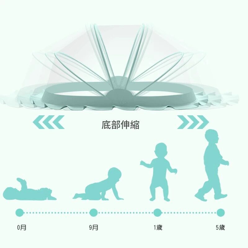 罩新生儿防蝇宝宝卧室全罩适用遮光通用防蚊婴儿蚊帐式可折叠新款