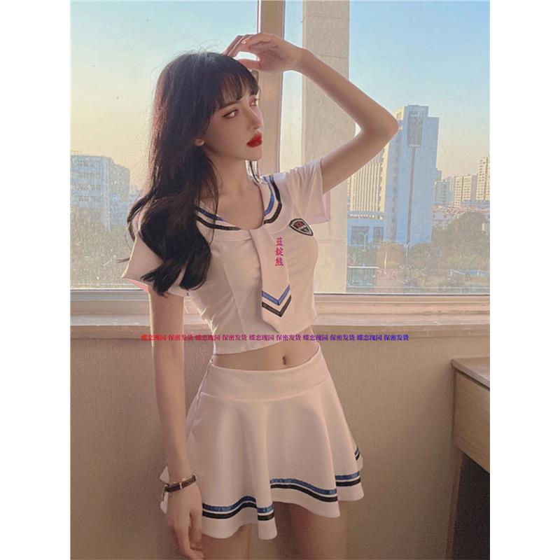 性感日本学院风校园学生服装纯欲制服诱感套装JK水手服女L