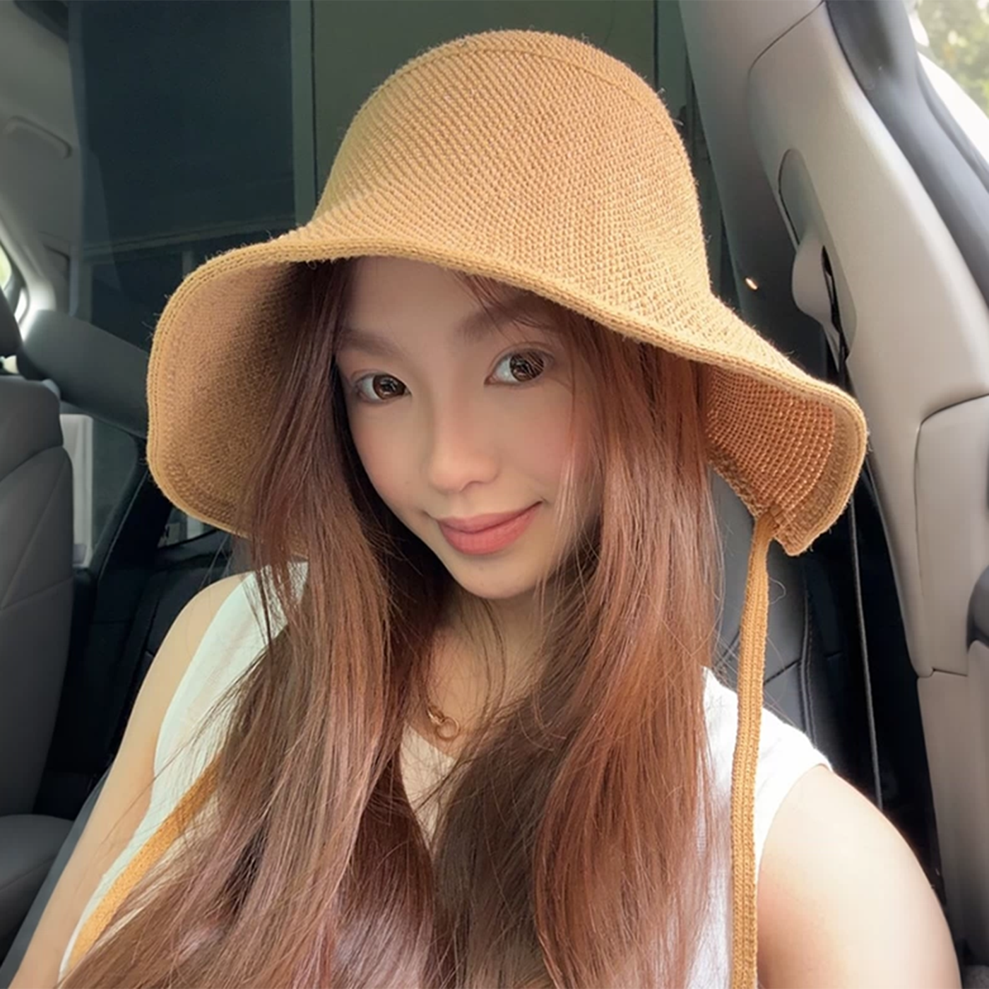 日系大檐防晒显脸小渔夫帽女夏
