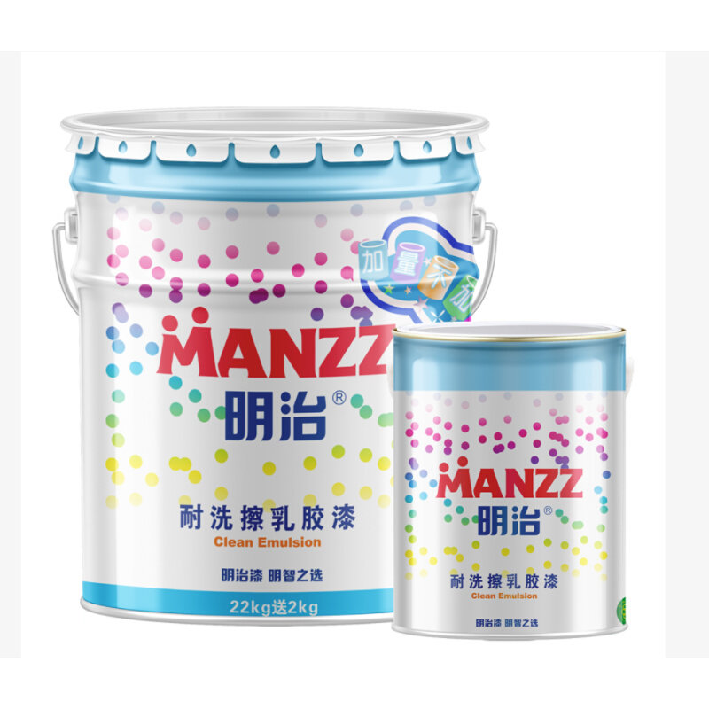 manzz/明治耐洗擦乳胶漆24kg内墙乳胶漆