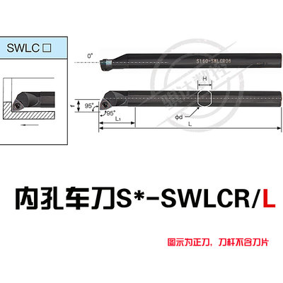 95度内孔刀杆S08K/S10K/S12M/S16Q/S20R/S25S-SWLCR04/SWLCR06