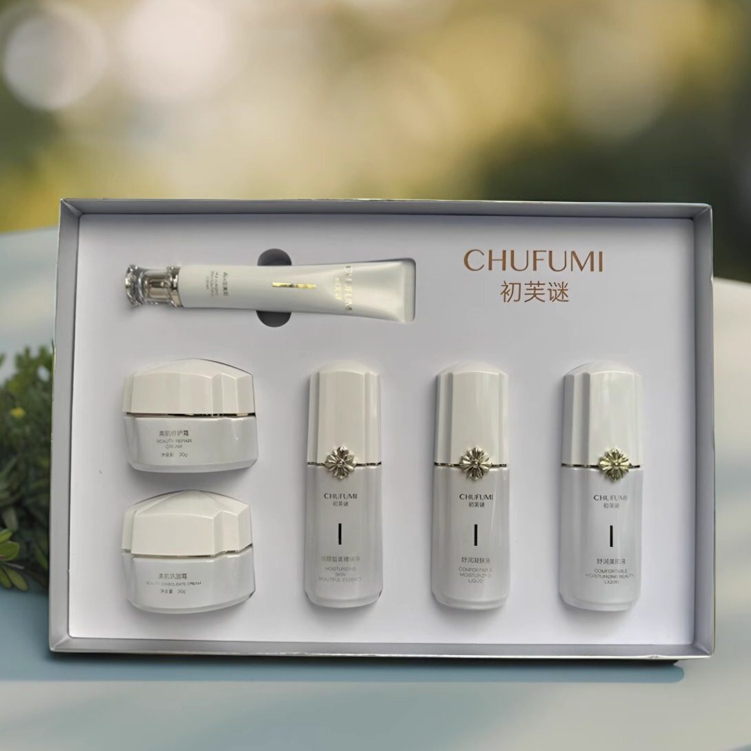 初芙谜美肌时光润颜套针对片状色沉修护代谢提亮保湿