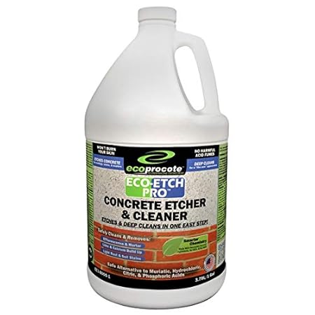 Eco Etch Pro Concrete Etcher， Cleaner， Efflorescence Remo