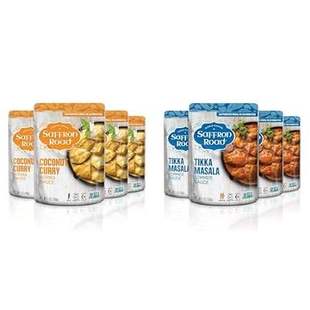 Road and Tikka Masala Sauce Coconut Saffron Curry Simmer