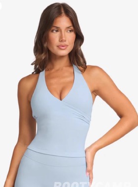 新色*Csb背心y标带胸垫~雅典娜FormAthenaTank挂脖双层裸感磨毛