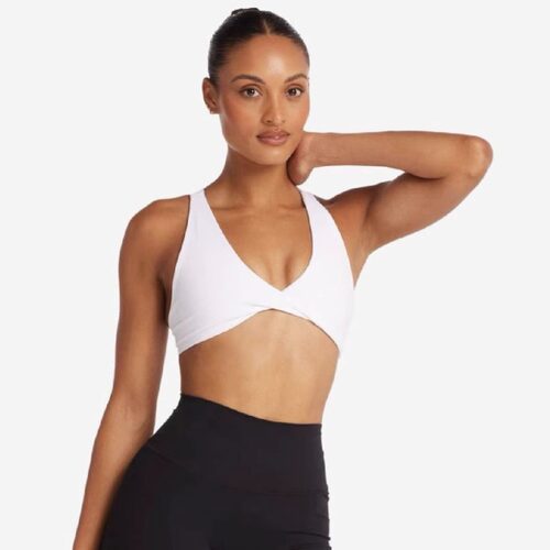 csb带标运动背心扭结美背