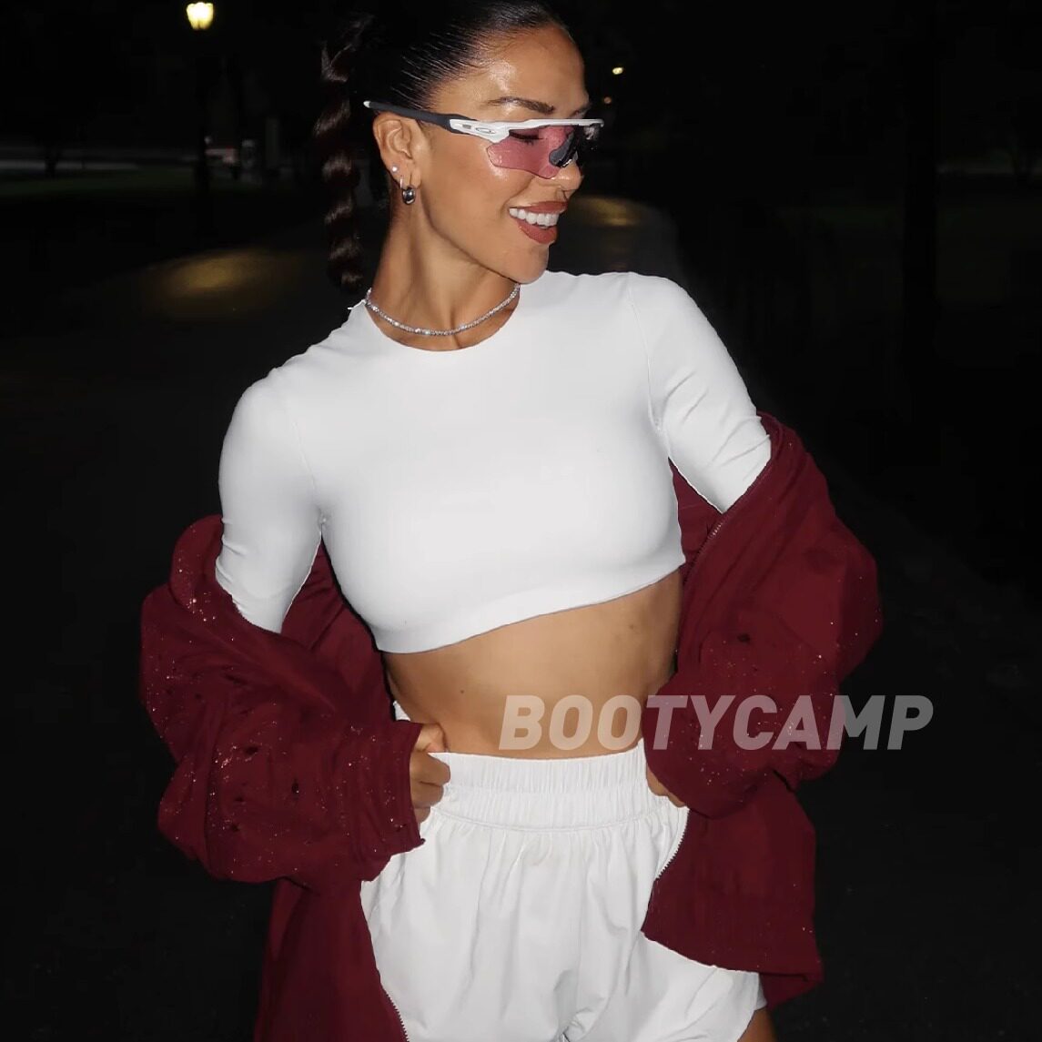 csb带y标裸感健身长袖