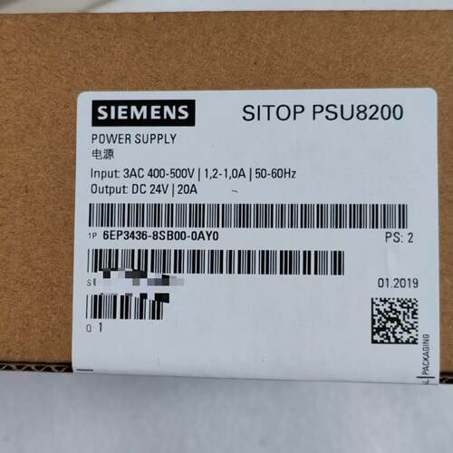 6EP3436-8SB00-0AY0 SITOP PSU8200 工业电源 DC24V 20A议价维修
